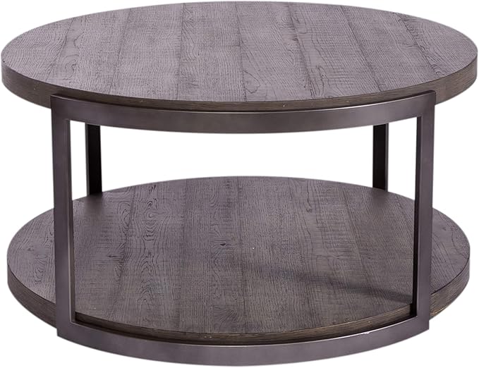Modern View Round Cocktail Table