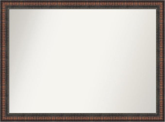 Amanti Art White Bathroom Mirror for Over Sink, 30x41 Cabinet White Narrow Rectangle Vanity Mirror, X-Large Modern Frame, Hangs Horizonally and Vertically, Bathroom Wall Decor, Non-Beveled Edge