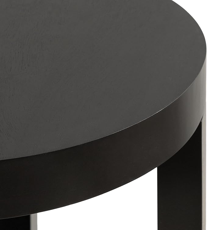 Kate and Laurel Talcott Modern Round Wood Side Table, 16 x 16 x 24, Natural Wood, Transitional Decorative Two-Tier End Table for Use as a Bedroom Nightstand or Living Room Accent