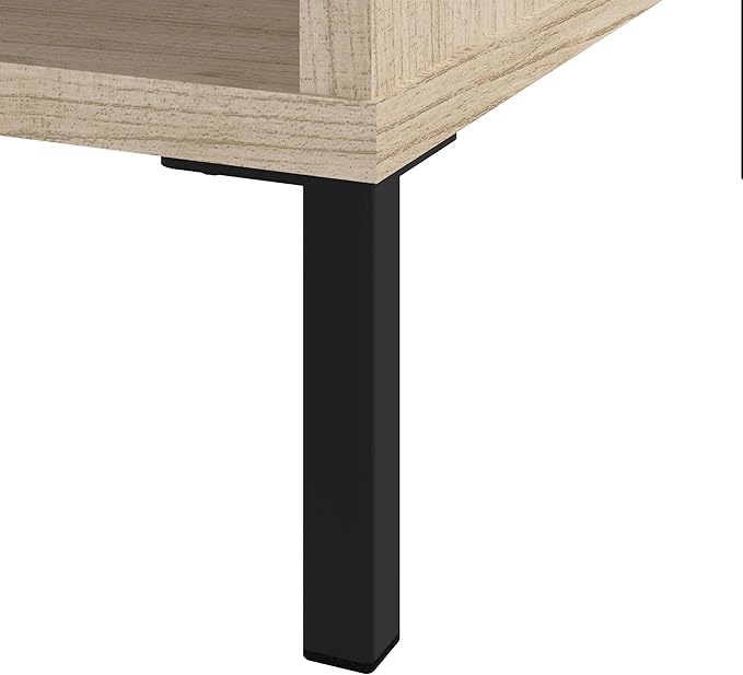 Bush Furniture Essence Coffee Table with Shelf | Shelves, Storage, Multifunctional Organization for Living Room, Bedroom, or Entryway