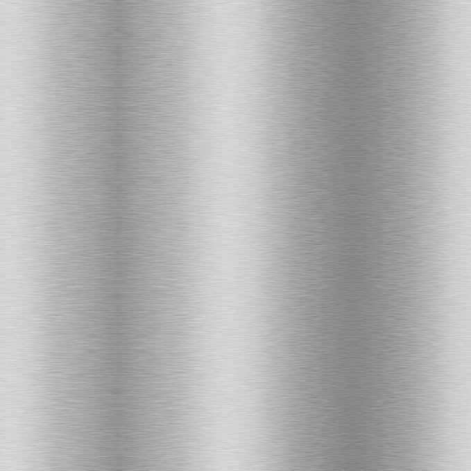 Armen Living Titana 26" Counter Height Swivel Grey Faux Leather and Brushed Stainless Steel Bar Stool