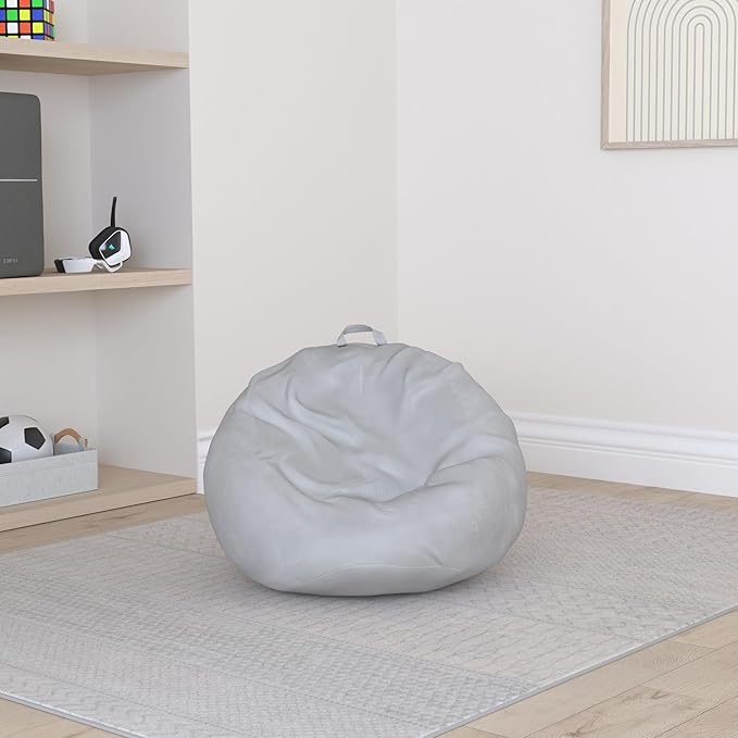 Stuffed Animal Storage Bean Bag Chair Cover (No Filler) Washable Ultra Soft Corduroy Bean Bag Cover for Organizing Plush Toys or Textile, Sack Bean Bag for Adults, Teens