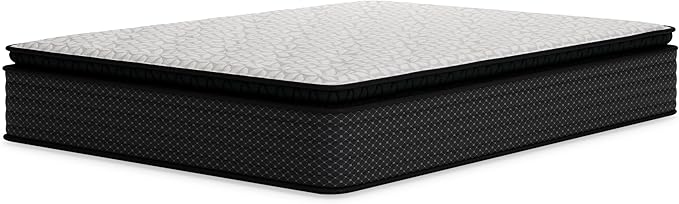Signature Design by Ashley Limited Edition Pillow Top 13 " Pillow Top Hybrid Mattress with Gel Memory Foam and Edge Support for Cool Sleep and Pressure Relief, Full, Fiberglass Free, Mattress In A Box