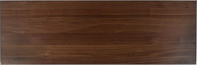 SAFAVIEH Couture Terrance TV Stand for up to 65" Flatscreen – Walnut Brown, 2 Doors with Interior Storage, 2 Open Shelves, Entertainment Media Console (SFV6047B)