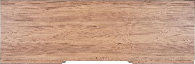 SAFAVIEH Home Collection Ophelia Oak Brown 2-Door 2-Shelf Entertainment Media Stand (Fits up to a 50" Flatscreen TV)