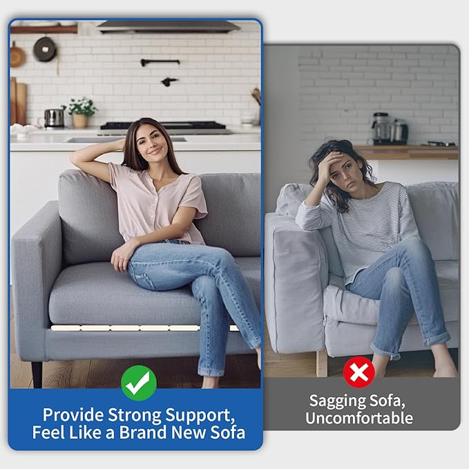 Heavy Duty Sofa Cushion Support Board for Sagging Sofas, 21.5''x 70'' Laminated Wood Sofa Cushion Support Board, Deep Support and Seat Protection