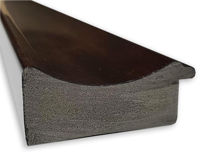 Amanti Art Brown Bathroom Mirror for Over Sink, 29x41 Coffee Bean Brown Rectangle Vanity Mirror, Large Casual Frame, Hangs Horizonally and Vertically, Bathroom Wall Decor, Beveled Edge from WI, USA