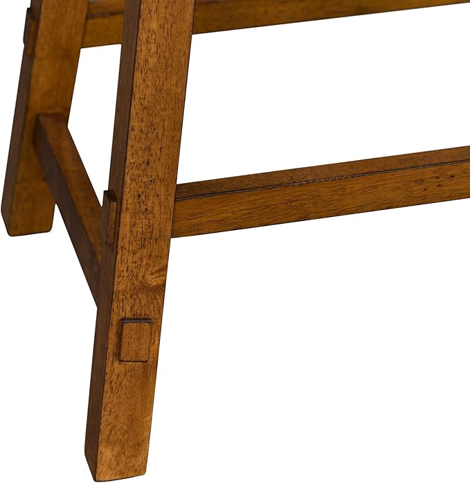 Liberty Furniture Industries Creations 24 Inch Sawhorse Counter Stool - Tobacco, W20 x D14 x H24