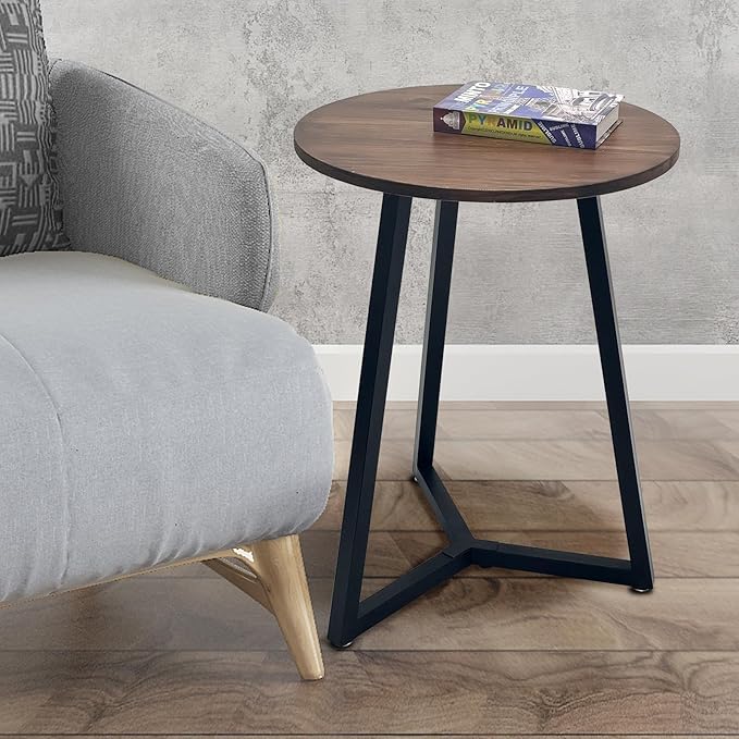 Metal Round Table Legs 28 Inch Coffee Table Legs,Table Base Black Iron Dining Furniture Legs