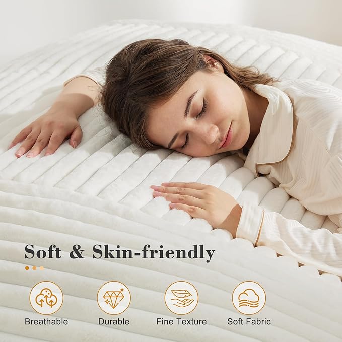 3-in-1 Giant Bean Bag Chair for Adults & Kid, Convertible Floor Sofa to Mattress, High-Density Foam Chair Bed with Washable Cover, Multi Functional Lounge Couch for Bedroom, Living Room (Beige)