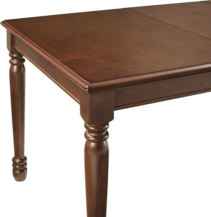Crosley Furniture Shelby 7-Piece Dining Table Set (Table and 6 Chairs), Distressed White/Dark Cherry