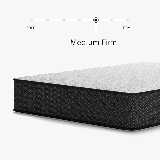 Signature Design by Ashley Limited Edition Firm 12 Inch Hybrid Mattress with Gel Memory Foam and Edge Support for Cool Sleep and Pressure Relief, Full, Fiberglass Free, Mattress In A Box