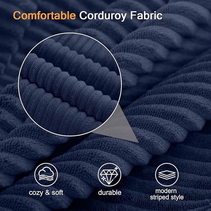 MeMoreCool Boneless Folding Sofa Bed Queen, Corduroy Convertible Sleeper Chair, Foldable Foam Mattress Chair, Comfy Fold‑Out Futon Couch Bed, Large Floor Sofa Couch for Living Room Guest
