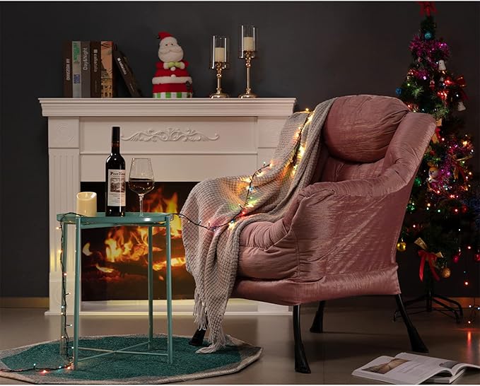 HollyHOME Modern Fabric Large Lazy Chair, Accent Oversized Comfy Reading Chair with Armrest, Thick Padded Cozy Lounge Sofa for Living Room, Bedroom, Dorm, Gilding Pink