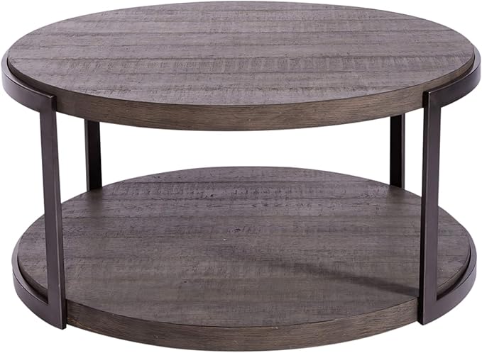 Modern View Round Cocktail Table