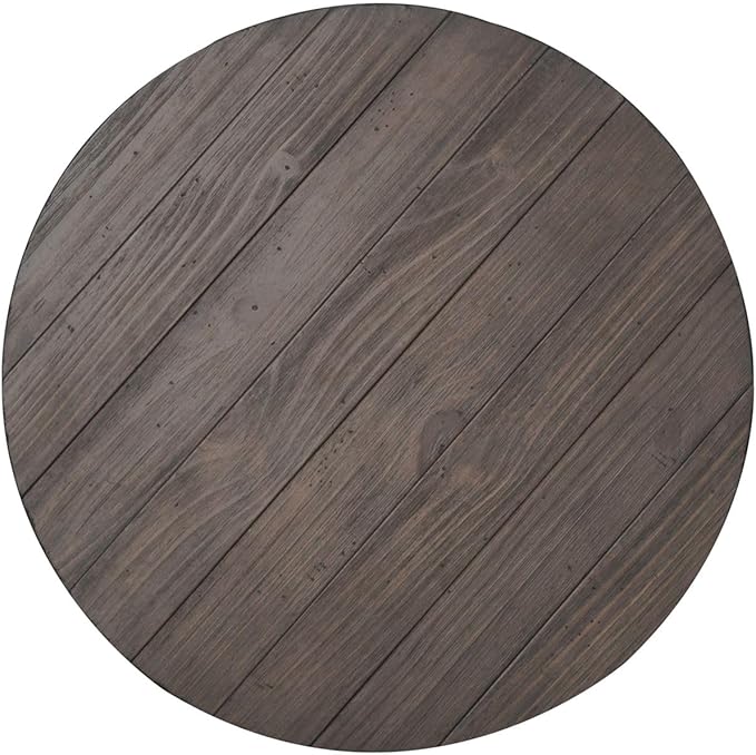 Liberty Furniture River Place Living Room Round Chairside Table - Riverstone White & Tobacco