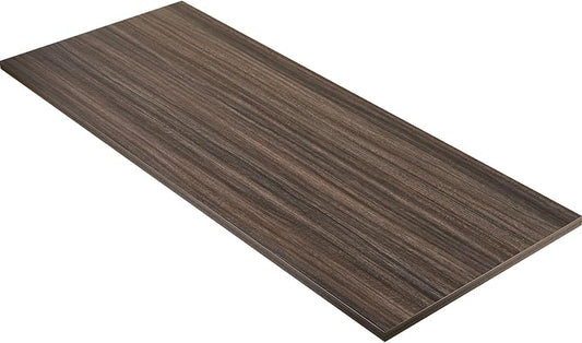 Kaboon Universal Tabletop 59.1"x23.62", Solid One-Piece Melamine Table Top, Double Desk L-Desk DIY, Home and Office Countertop,Eucalyptus