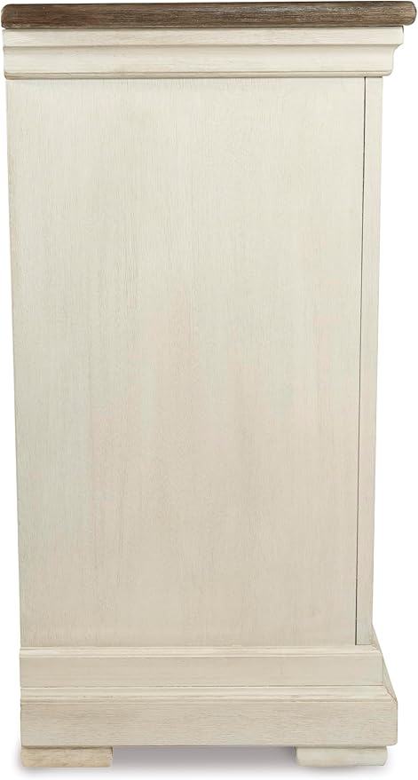 Signature Design by Ashley Bolanburg French Country Dining Room Server, Two-tone White & Brown