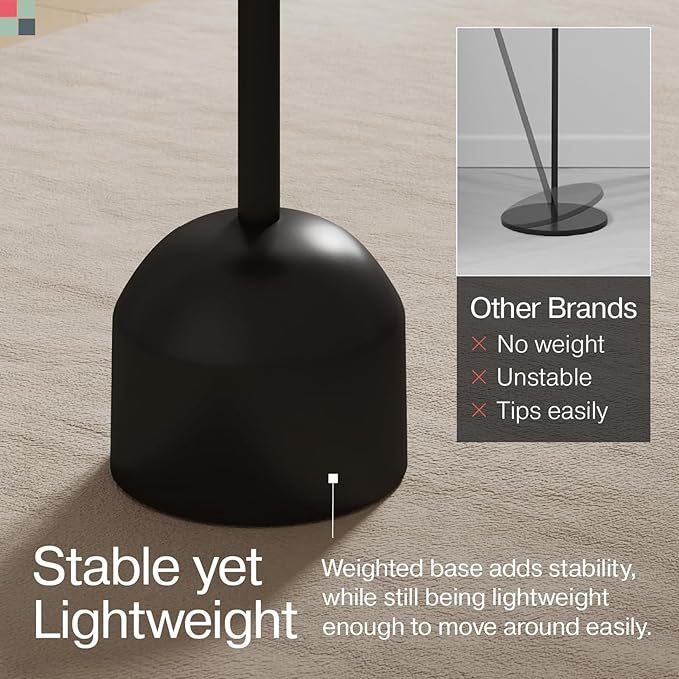 Round Metal Drink Table, Pedestal Drink Desk, Modern Home, Bedroom, and Living Room Furniture, Small Metal Side Table with Dome Base and Beveled Top, Beverage Desk (Black)