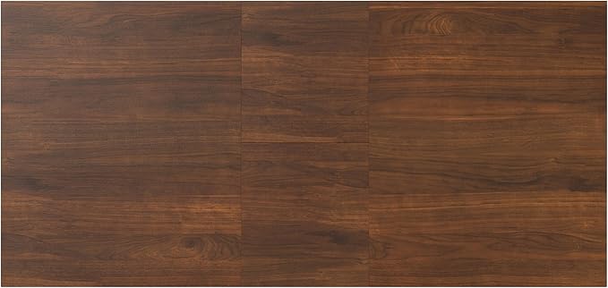 SIMPLIHOME Wilson Extendable Dining Table, Solid Wood Walnut Veneer, 60-76 x 36 inches, Transitional-Style Rectangular Expandable Kitchen Table for up to 6+ People