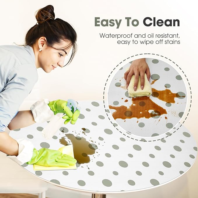 Beautysaid Shelf and Drawer Liner for Kitchen Cabinet, Non Adhesive Non Slip Shelf Paper Waterproof Washable Thickened for Dresser Pantry Shelve Bathroom Protector Liner(Polka Dot,12 in x 10 FT)