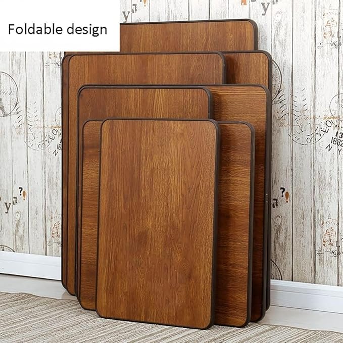 Japanese-Style Square Folding Tea Coffee Table, Low Table, Dining Table, Study Table, Small Desk, for Tatami Sitting On The Floor Bedroom Bay Window Tea Room (Size : 80x80cm)