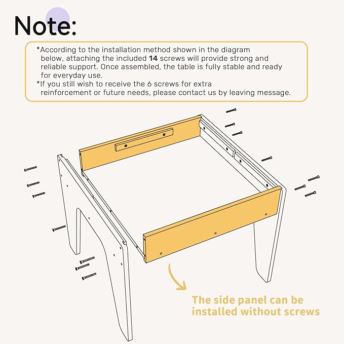 wingyz 4-in-1 Toddler Table and Chairs Set, Kids Play Tables with Storage, Wooden Sensory Tables with Dual-Sided Blocking Baseplate, Baby Activity Table with Chalkboard