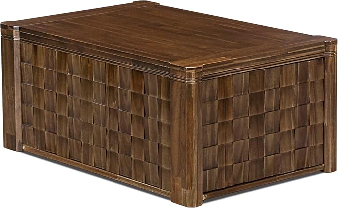 X12FO-0C8-18 - 14 Pieces Kitchen Dining Table Set includes an Extendable Rectangle Kitchen Table, 1 Coffee Table and 12 Dining Chairs, 39x120 Inch, Antique Walnut