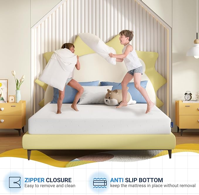 Avenco 6 Inch Full Size Mattress, Memory Foam Full Mattress in a Box for Comfort Sleep & Pressure Relief, CertiPUR-US Certified Medium Firm Full Mattresses