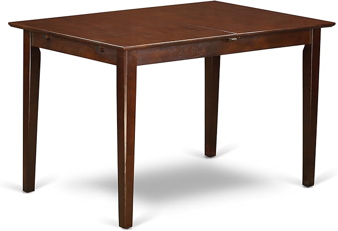 East West Furniture PSCL3-MAH-W 3 Piece Dining Room Furniture Set Contains a Rectangle Wooden Table with Butterfly Leaf and 2 Kitchen Dining Chairs, 32x60 Inch, Mahogany