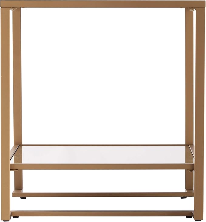 Southern Enterprises Horten End Table, Gold