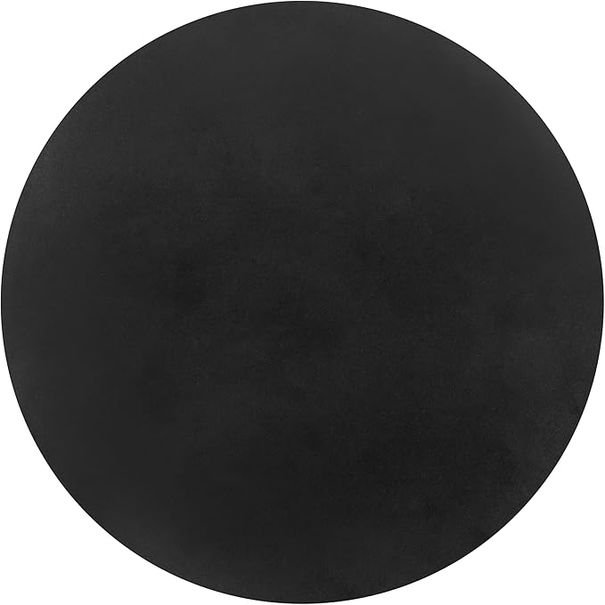 JONATHAN Y TBL1103C Kline 17.5" Mid-Century Modern Brutalist Indoor/Outdoor Accent Table Art Deco, Minimalist, Contemporary, Patio, Garden, Bathroom, Living Room, Wash Black