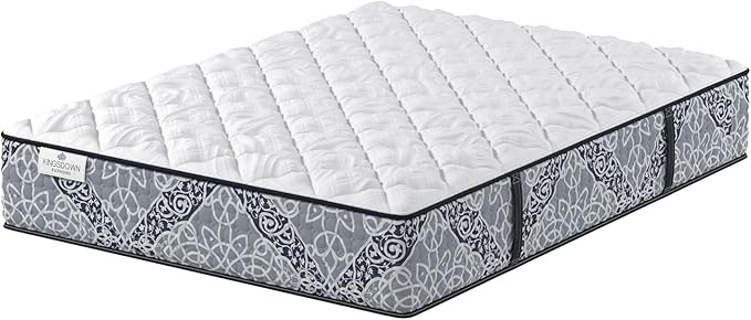 Kingsdown Cushion Firm Hybrid Mattress King Cooling Gel Memory Foam Layer Multi-Layered Motion Isolation Cool Sleep Quilted Top Luxury Mattresses, 13.5-Inch Passions Merridale