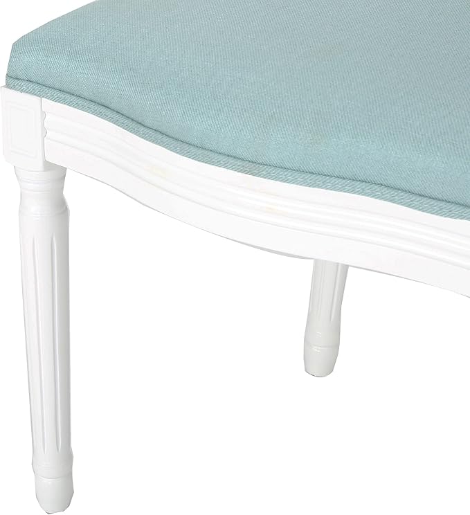 Christopher Knight Home Phinnaeus Fabric Dining Chairs, 2-Pcs Set, Light Blue