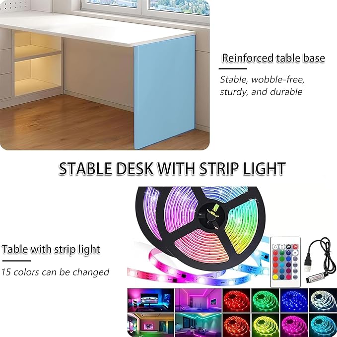 L Shaped Gaming Desk with Drawers and Cabinet Minimalist Computer Desk with 5-Tier Shelf & 3 Storage Drawers, White Office Desk for Home PC Gaming Study Table for Bedroom Small Spaces