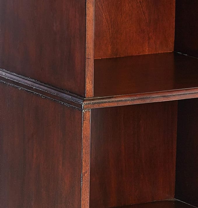 Hekman Special Reserve Wooden Bookcase - 4-Tier Wooden Bookshelf, Solid Wood Bookcase for Book Organizer, Book Storage, Tall Narrow Bookshelf for Home Office, Kids Room, and Living Room Furniture