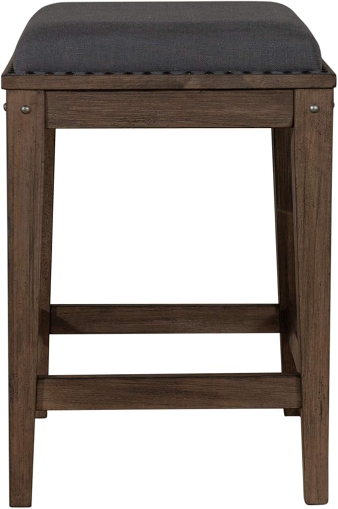 Liberty Furniture Industries Sonoma Road Console Stool, W17 x D17 x H26, Light Brown