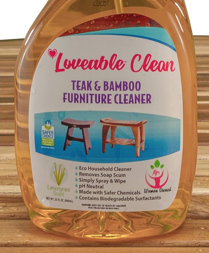 EcoDecors 24 pz. Teak Oil Protective Teak Sealer Wood Oil Indoor/Outdoor and Teak Cleaner Protective Teak Wood Restorer Eco Household Wood Furniture Cleaner Spray Bottle