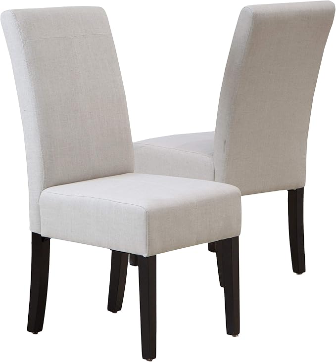 Christopher Knight Home Pertica Linen Dining Chairs, 2-Pcs Set, Natural