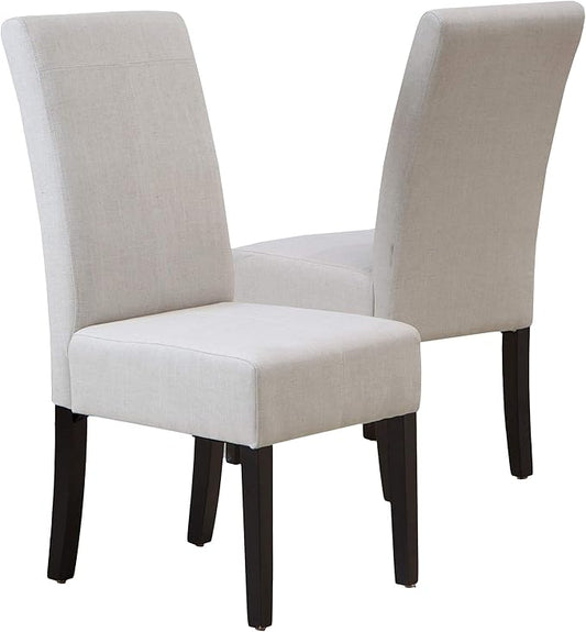 Christopher Knight Home Pertica Linen Dining Chairs, 2-Pcs Set, Natural