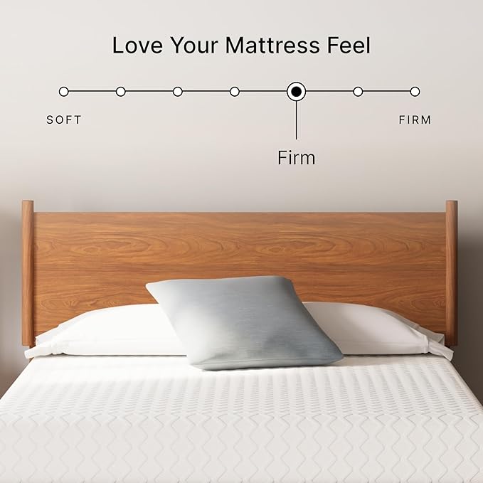 Signature Design by Ashley Full Size Chime 10 Inch Medium Firm Memory Foam Mattresswith Green Tea & Charcoal Gel for Pressure Relief, Fiberglass Free, Mattress In A Box