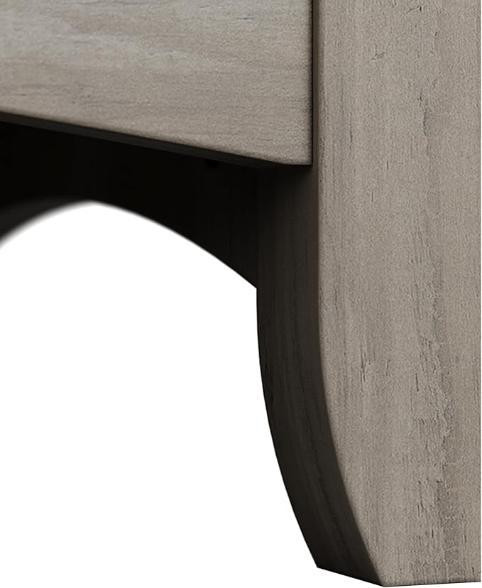 Bush Furniture Salinas 5 Shelf Bookcase in Driftwood Gray, Tall Bookshelf, Large Book Shelf for Living Room, Home Office, or Entryway
