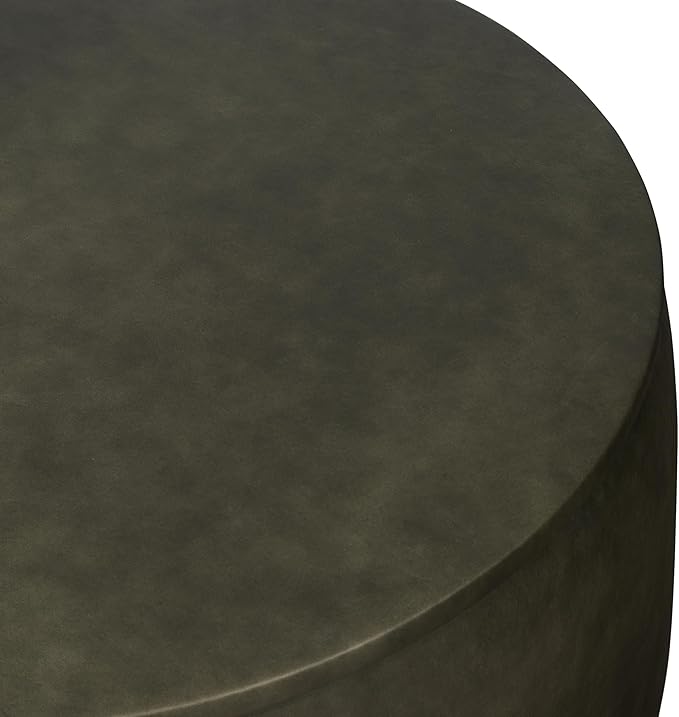 POLY & BARK Herve Storage Ottoman in Olivine Green