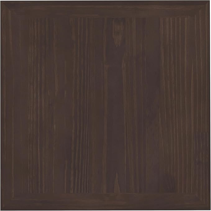 SIMPLIHOME Acadian SOLID WOOD 19 inch Wide Square Transitional End Table in Warm Walnut Brown for the Living Room and Bedroom
