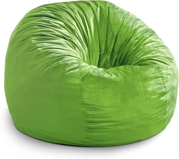 Hobestluk 3FT Bean Bag Chair Giant Bean Bag Chairs for Adults Large Bean Chairs with Removable Cover, Beanbag Chair with Filler, Adult Bean Bag Chairs for Living Room, Bedroom
