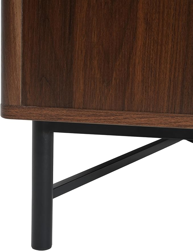 Christopher Knight Home Saral Modern 66 Inch TV Stand for TV up to 70 inch, TV Entertainment Center with Storage Adjustable Shelf, Wooden TV Console Table with Storage for Living Room, Chestnut Brown