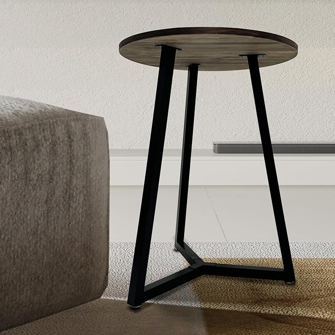 Metal Round Table Legs 28 Inch Coffee Table Legs,Table Base Black Iron Dining Furniture Legs