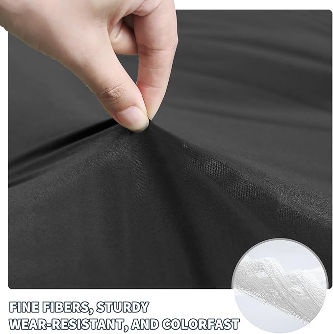 Japanese Floor Mattress,4" Thicken Japanese Floor Sleeping Pad Foldable,Futon Mattress Suitable for Camping and Guest Room (Black, Full (80" X 47"))