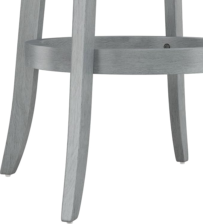 Hillsdale Furniture Savana Wood Bar Height Stool, 30" high, Blue Wire Brush