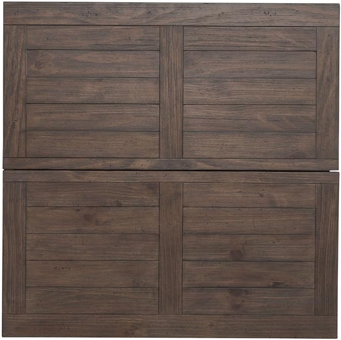 Liberty Furniture River Place Living Room Lift Top Storage Cocktail Table - Riverstone White & Tobacco